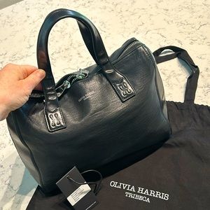 Olivia Harris Leather Satchel
